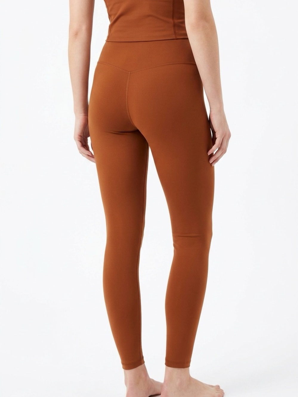 SPANX | NEW Hi-Rise Butterscotch Booty Boost 7/8 Length Leggings Women's Size M